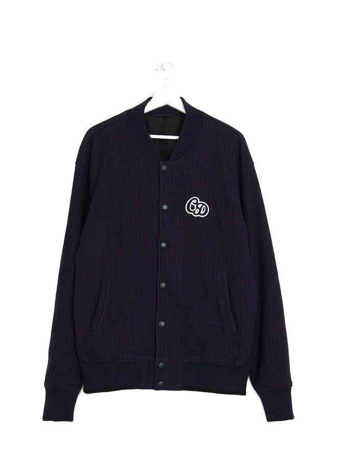 DIOR Pinstripe Wool Coat