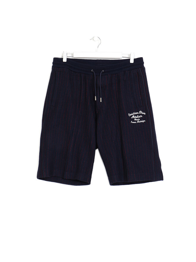 DIOR Striped Wool Shorts