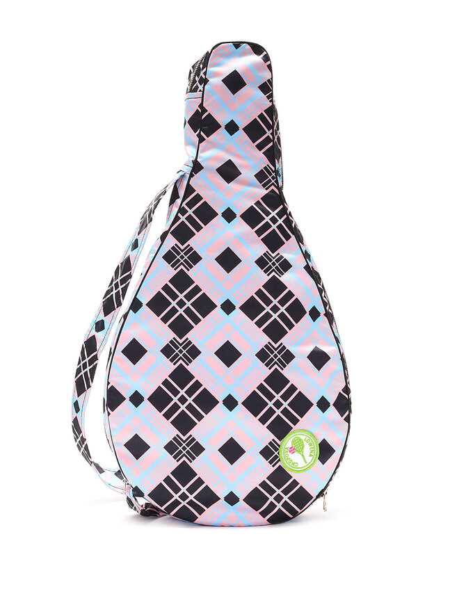 CHOPOVA LOWENA Geometric Print Racket Bag