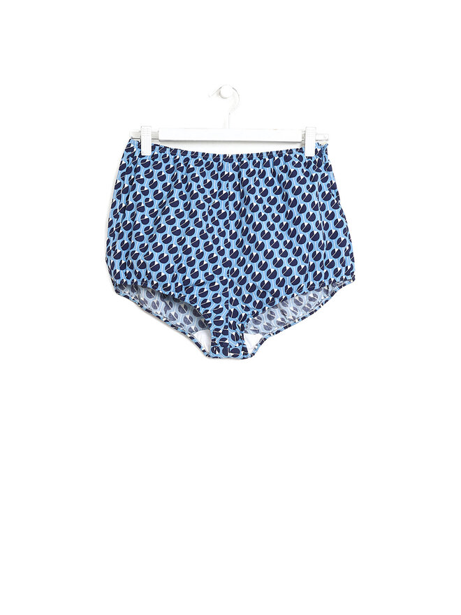 MIU MIU Shorts taille haute à pois MIU MIU Shorts taille haute à pois