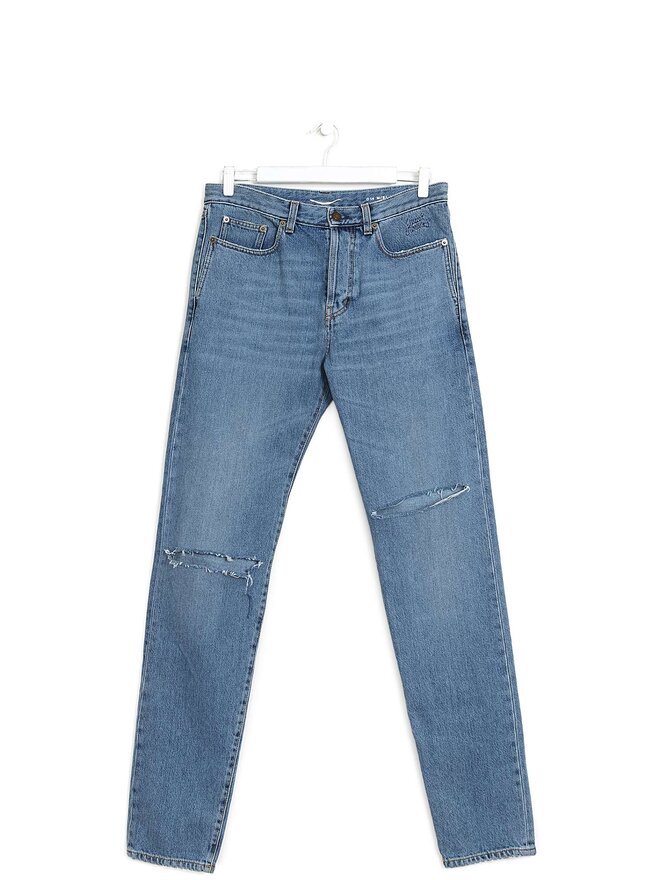SAINT LAURENT Jean Slim Effet Usé