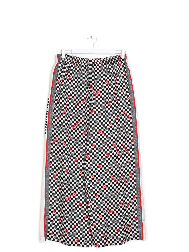 Christian Dior Dioramour Heart-Patterned Silk Pants