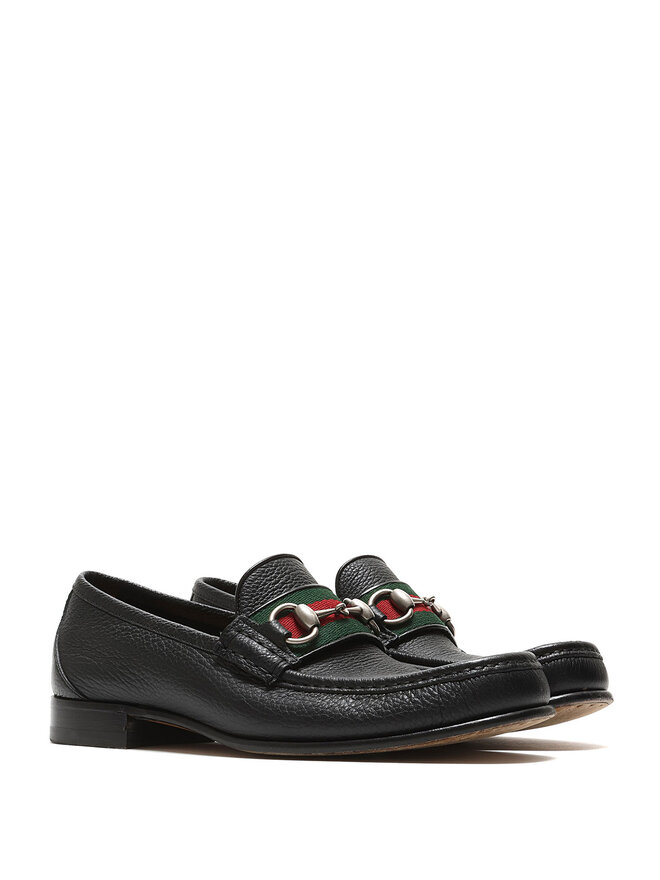 GUCCI Mocassins en cuir Gucci avec mors