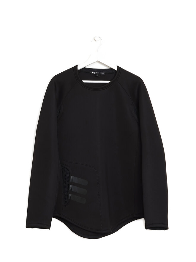 Y-3 Tonal Logo Long Sleeve Top