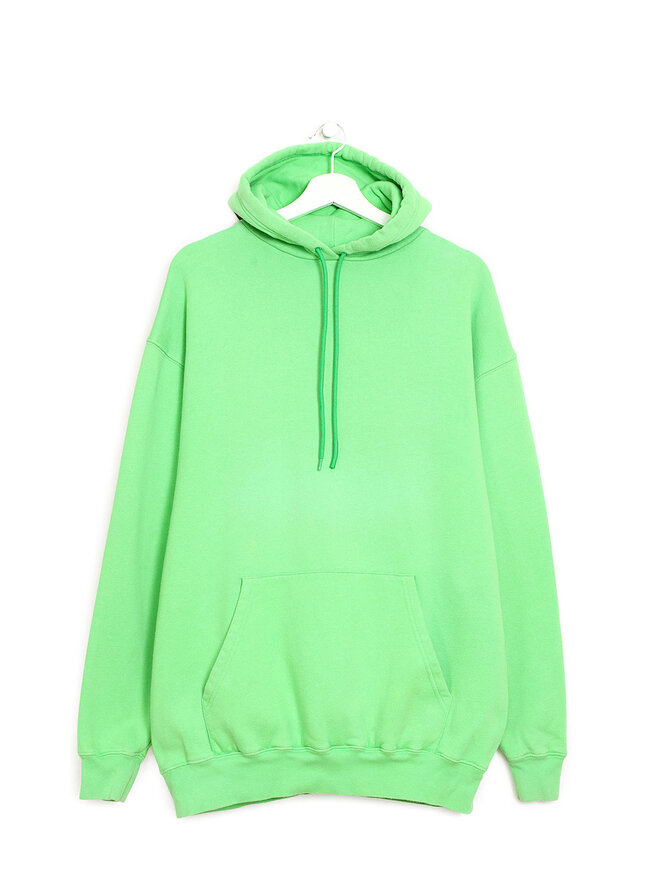 BALENCIAGA Sweatshirt à Capuche Vert Vif BALENCIAGA Sweatshirt à Capuche Vert Vif