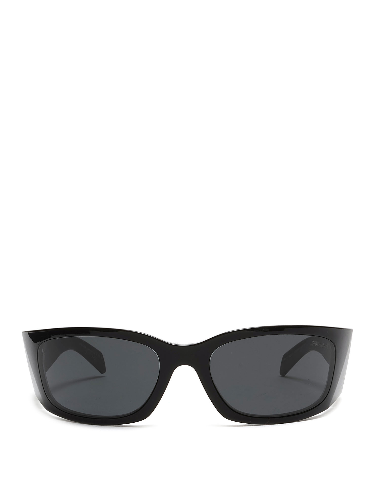 Prada Rectangular Wraparound Sunglasses | RUSE