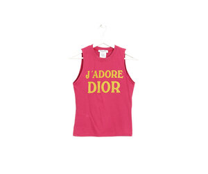 Christian Dior Graphic Print Tank Top | RUSE