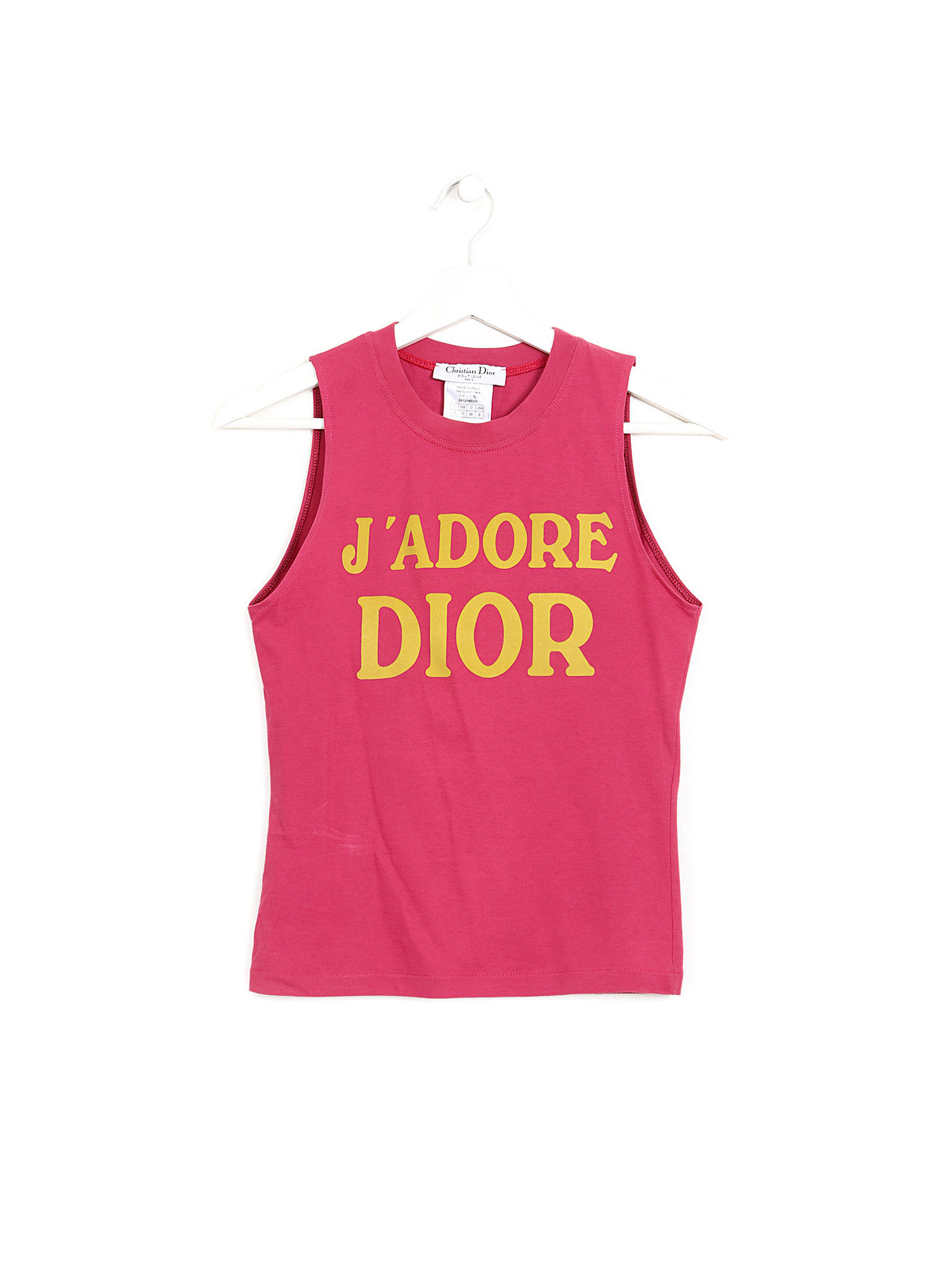 Christian Dior アートプリント タンクトップ Christian Dior Graphic Print Tank Top | RUSE