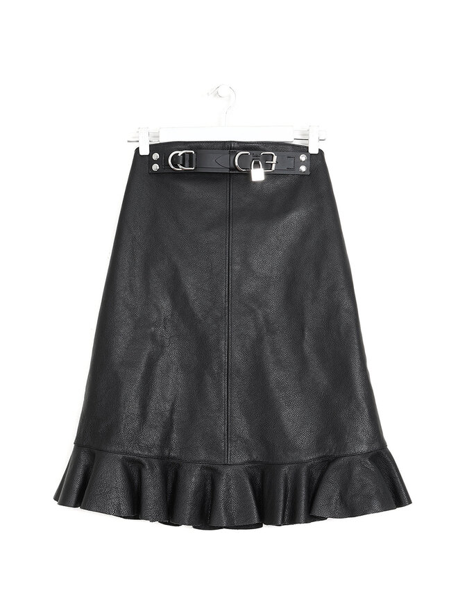 JW ANDERSON Grained Leather Mini Dress