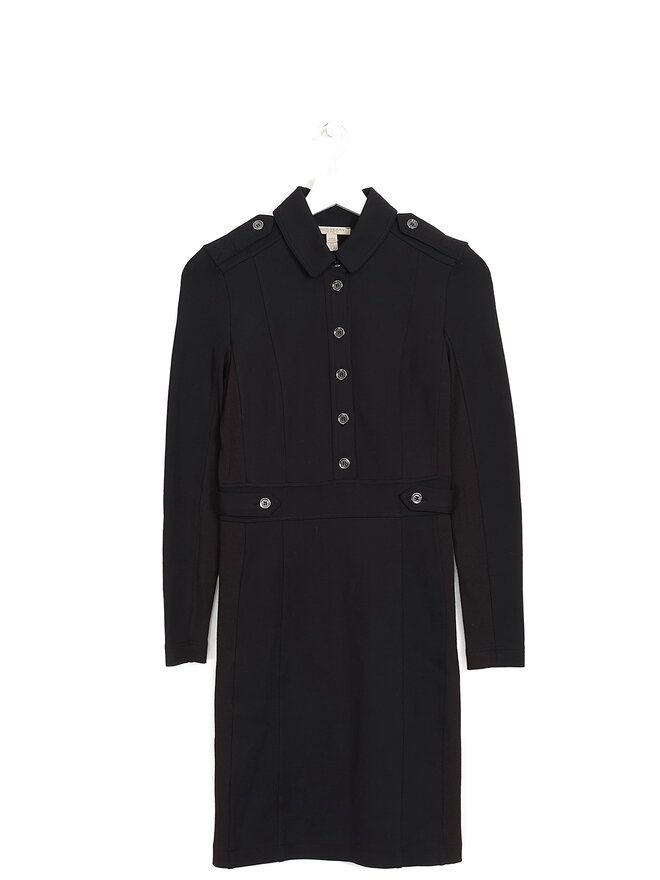 BURBERRY BRIT Robe mi-longue à manches longues boutonnée BURBERRY BRIT Robe mi-longue à manches longues boutonnée