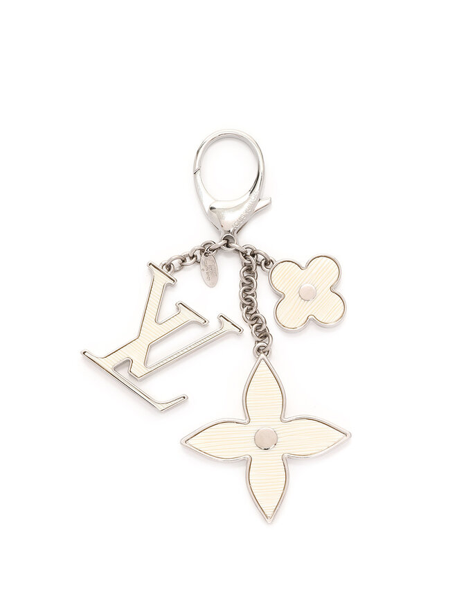 LOUIS VUITTON Monogram Flower Charm Keychain