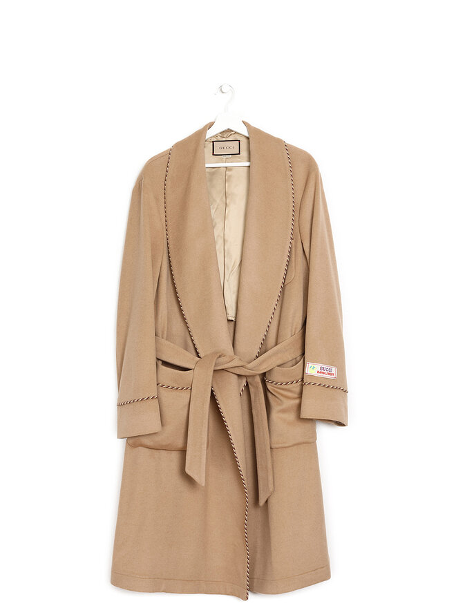 GUCCI Gucci Cashmere Wrap Coat