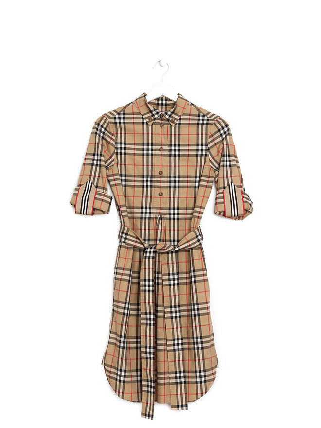 BURBERRY Vintage Check Shirt Dress