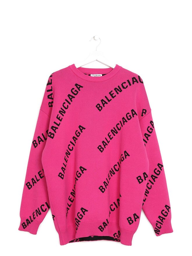 BALENCIAGA Graphic Logo Sweater