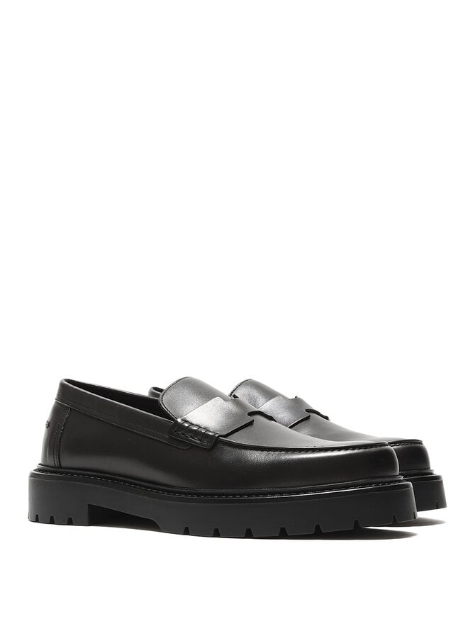 HERMÈS Mocassins en cuir Klement avec emblème H HERMÈS Mocassins en cuir Klement avec emblème H