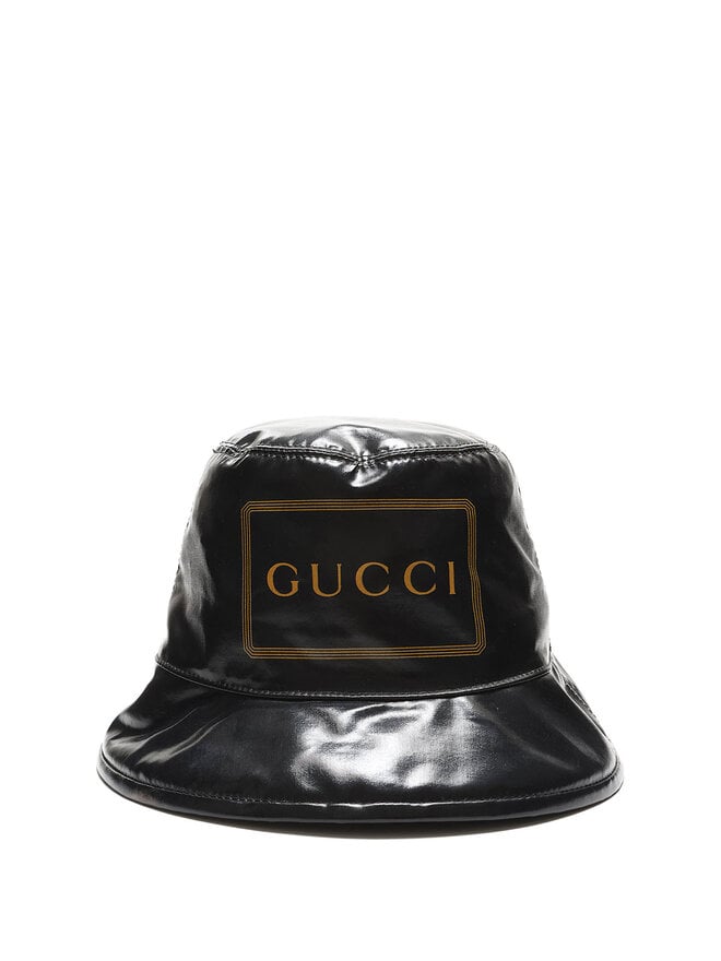 GUCCI Laminated Cotton Bucket Hat