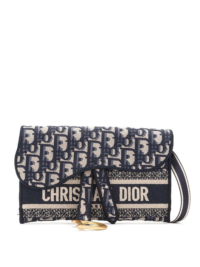 Christian Dior Oblique Saddle Waist Pouch