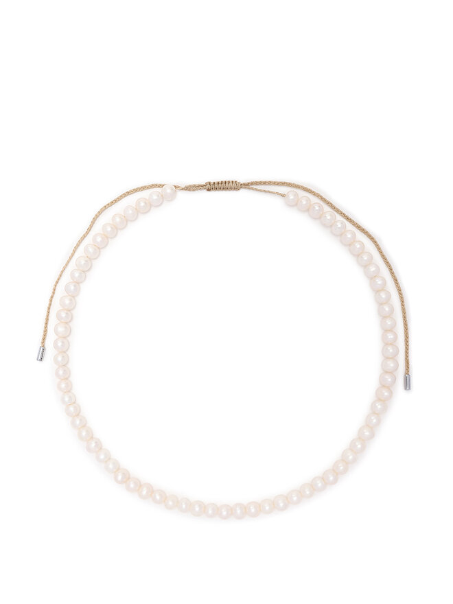 JENNYBIRD Pearl Necklace with Bolo Clasp