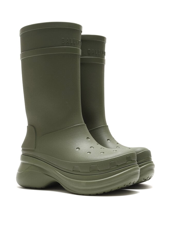 BALENCIAGA X CROCS Bottes de Pluie en Caoutchouc BALENCIAGA X CROCS Bottes de Pluie en Caoutchouc