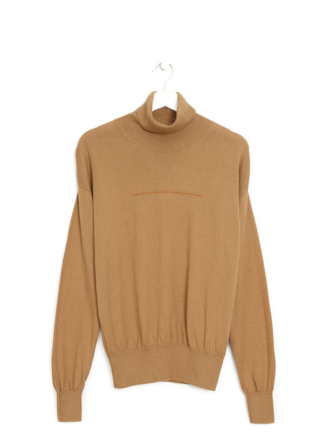 MM6 Maison Margiela Cotton Cashmere Turtleneck Sweater