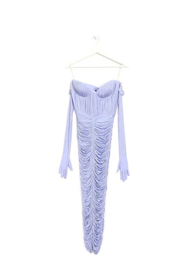 Alex Perry Strapless Sweetheart Ruched Dress