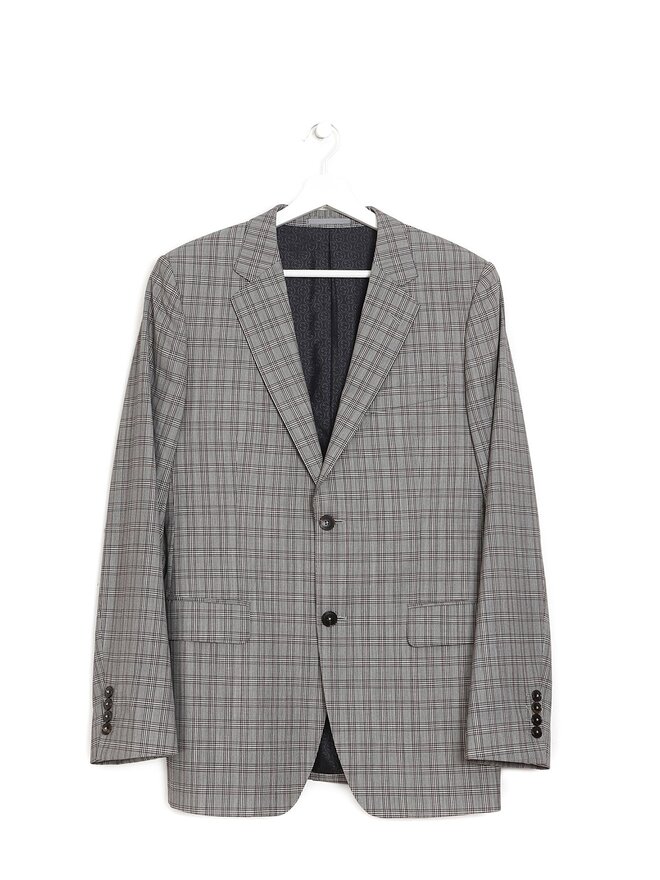 GUCCI Plaid Wool Suit
