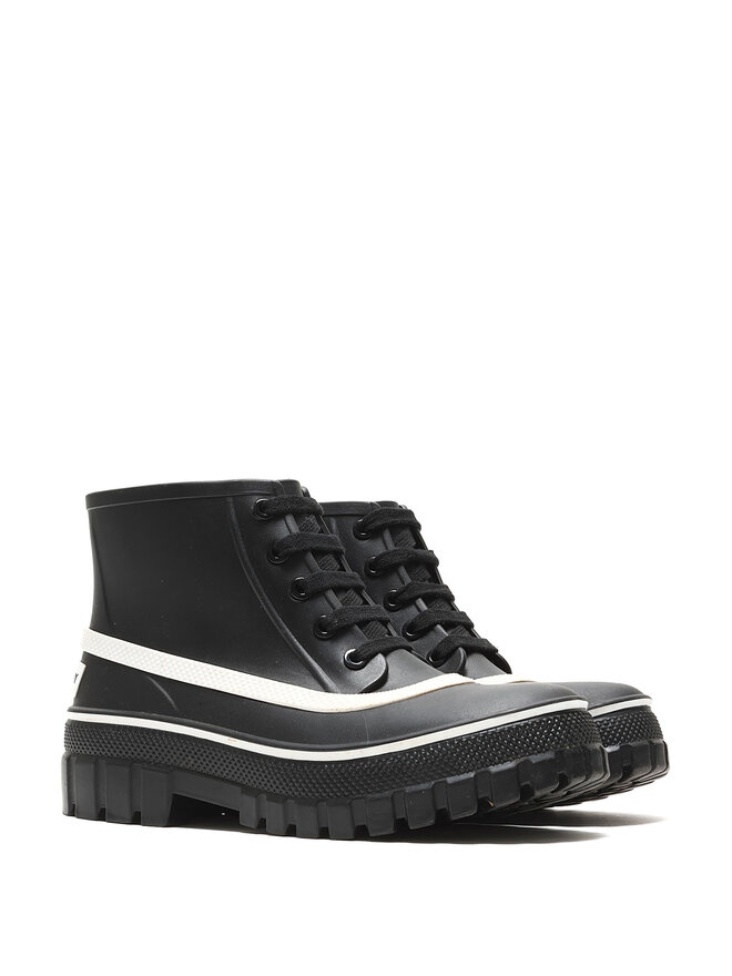 GIVENCHY Bottes en Caoutchouc à Cheville Givenchy GIVENCHY Bottes en Caoutchouc à Cheville Givenchy