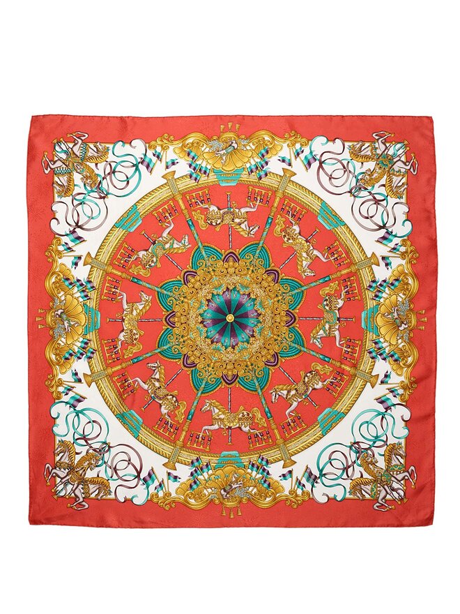 HERMÈS Lunapark Silk Scarf