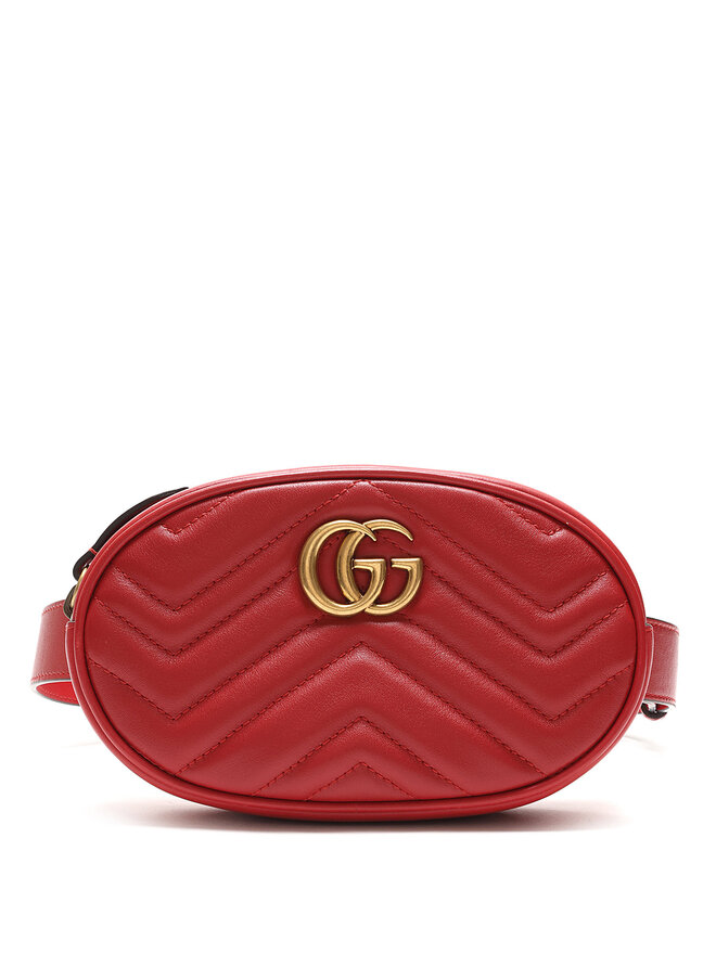 GUCCI GG Marmont Quilted Leather Belt Bag
