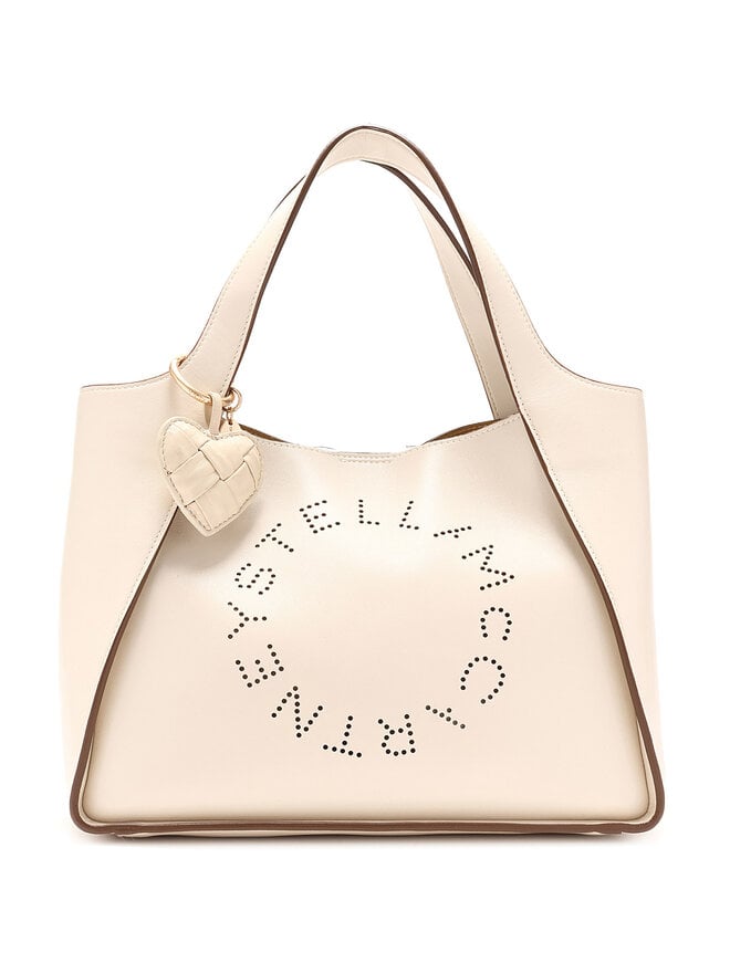 STELLA McCARTNEY Logo Grainy Alter Mat Crossbody Bag