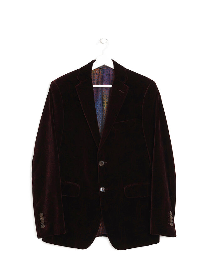 ETRO Veston en Velours Paisley ETRO Veston en Velours Paisley