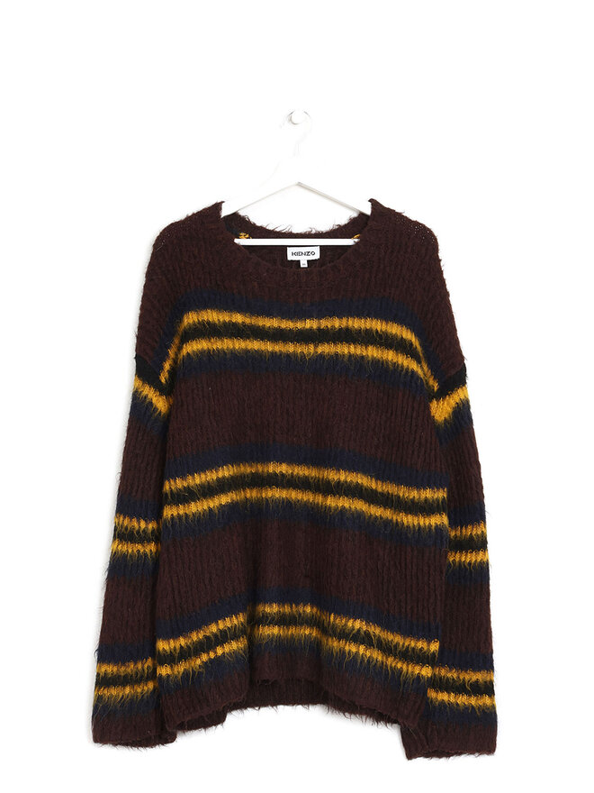 KENZO Pull rayé court poil Kenzo