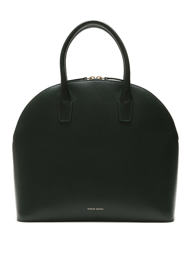 MANSUR GAVRIEL Sac en cuir à poignée supérieure arrondie MANSUR GAVRIEL Sac en cuir à poignée supérieure arrondie