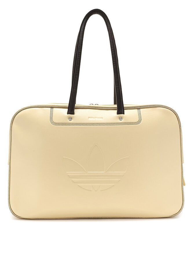 Adidas x Wales Bonner Yellow Leather Duffel Bag
