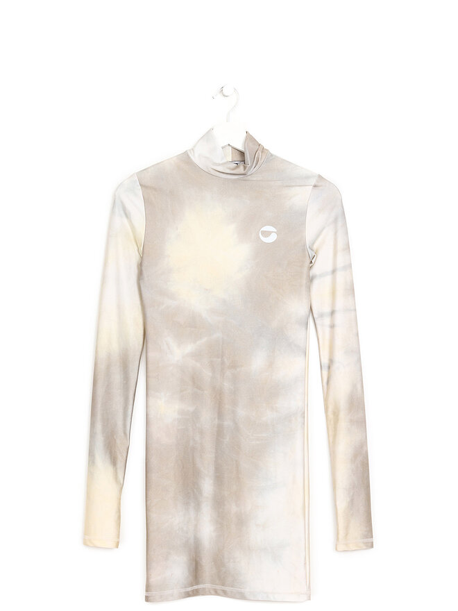 Coperni Robe à imprimé abstrait et col roulé Coperni Robe à imprimé abstrait et col roulé