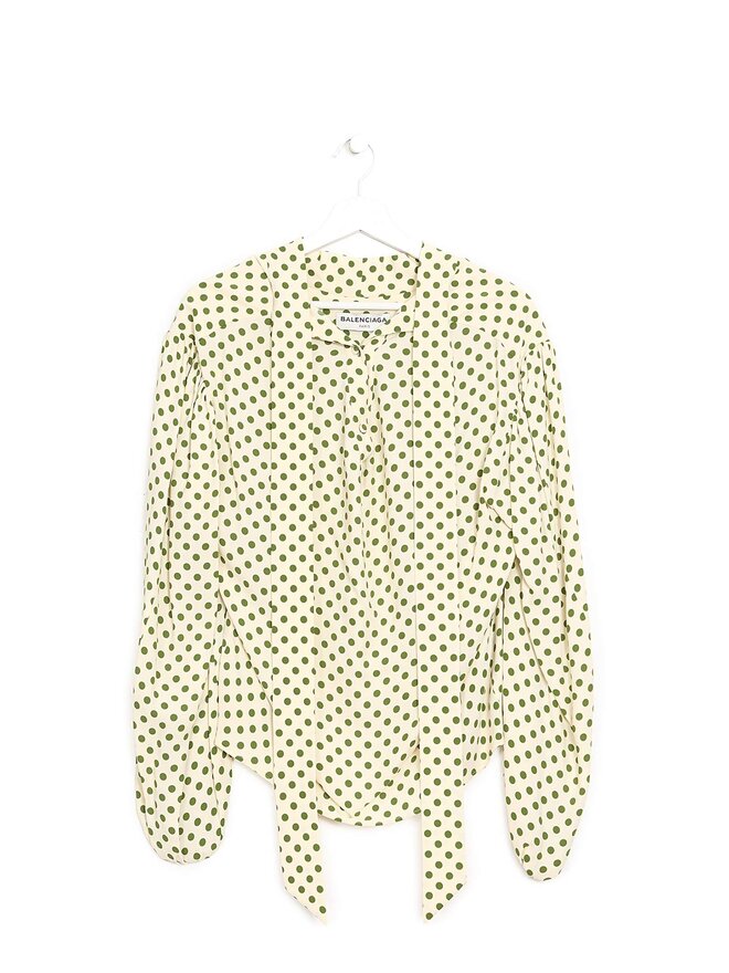 BALENCIAGA Polka Dot Blouse