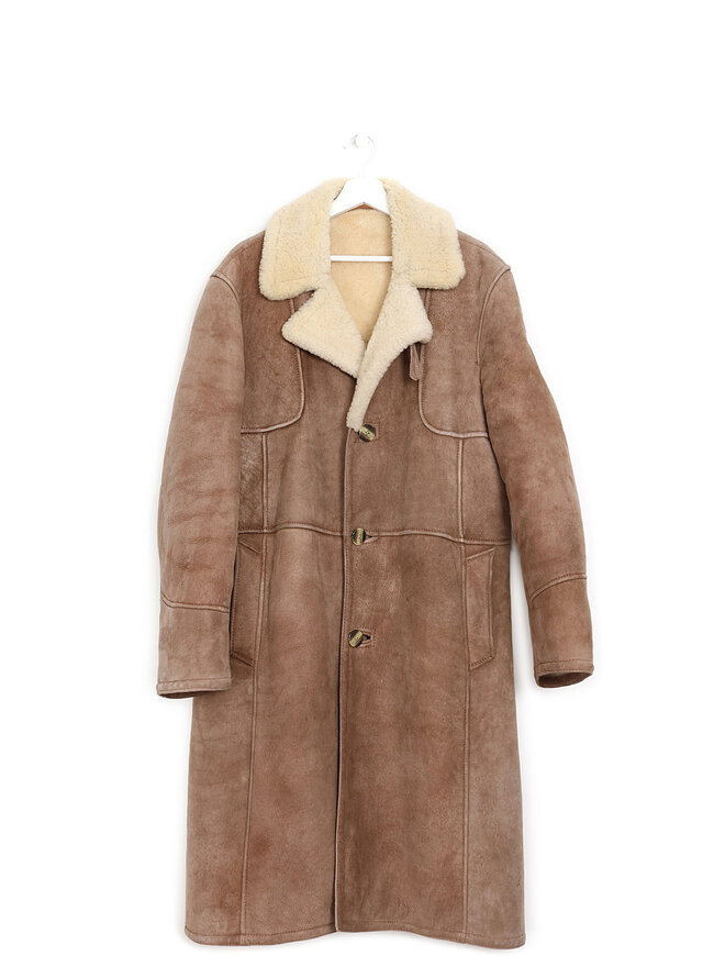 LE MOULIN De La Tannerie Shearling Long Coat