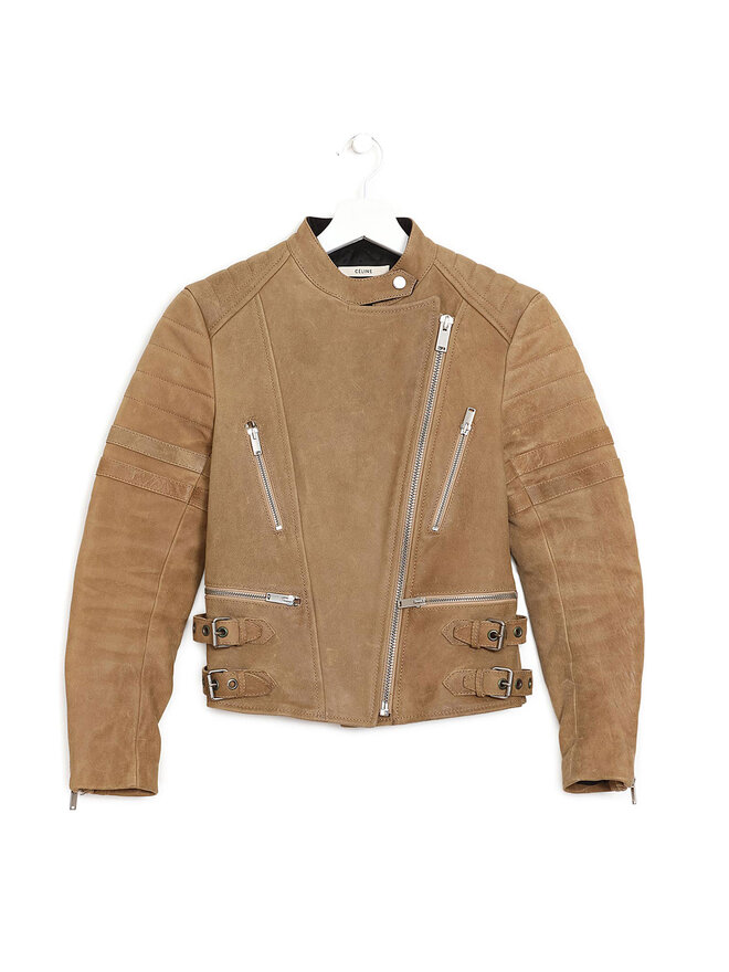 CELINE Veste en Cuir d'Agneau