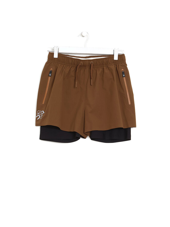 Loewe x On Sport Shorts with Zipper Pockets