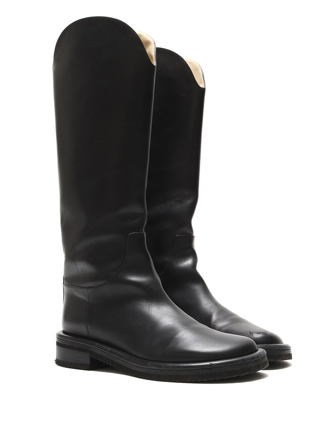 Proenza Schouler Bottes en cuir noir Proenza Schouler