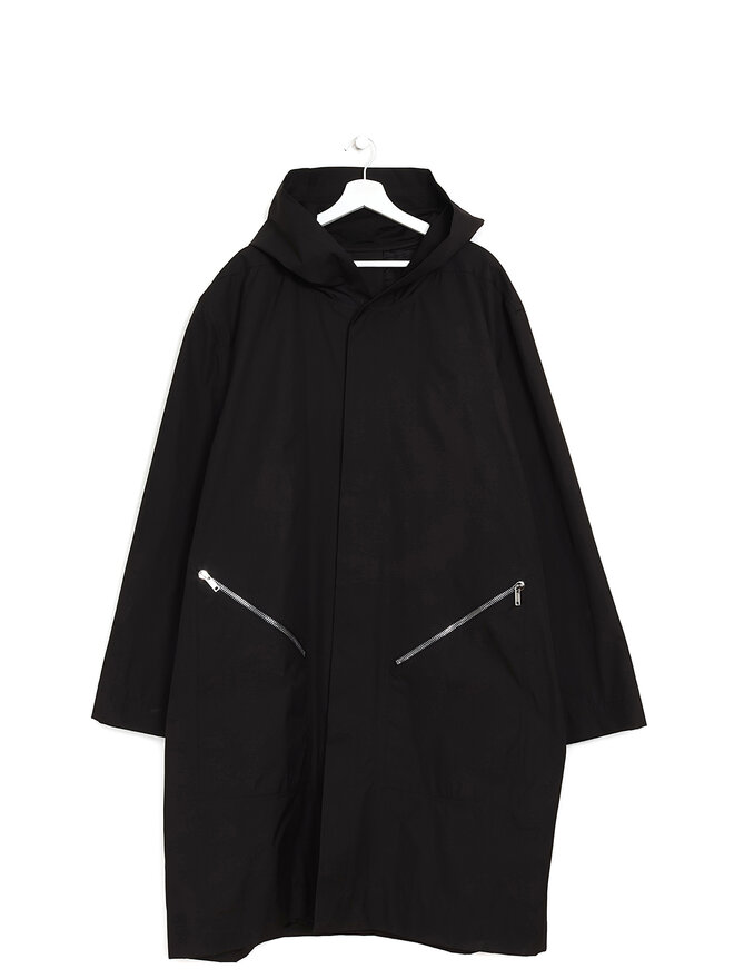 Rick Owens Imperméable Mi-Long à Capuche