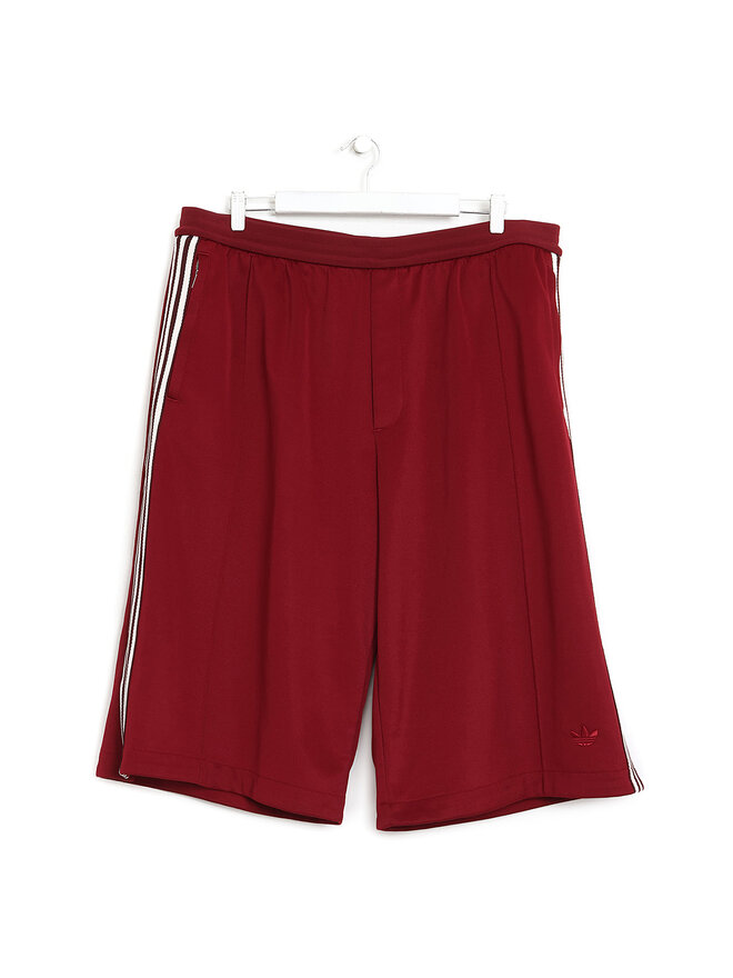 Adidas x Wales Bonner Wine Red Three-Stripe Shorts