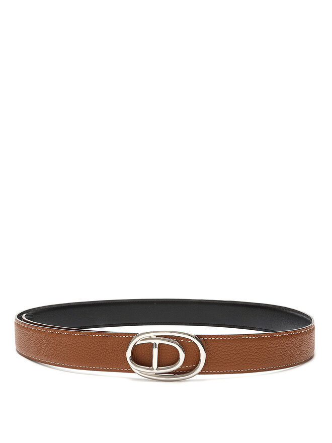 HERMÈS Odyssée Reversible Leather Belt