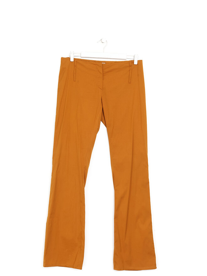 PRADA Orange Cotton-Blend Pants
