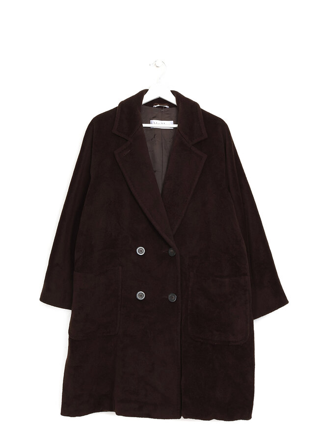 Max Mara Double-Breasted Wool-Cashmere Coat
