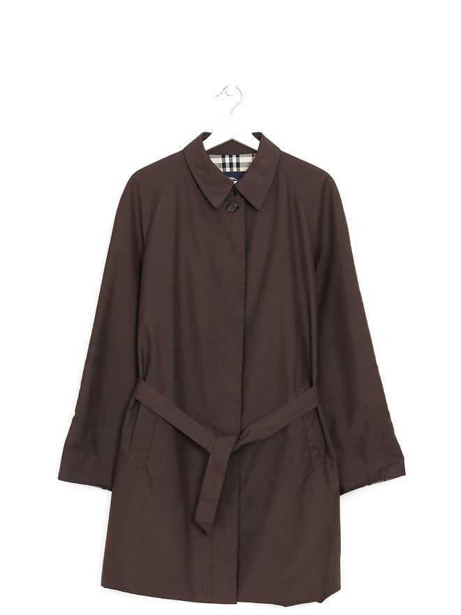 BURBERRY Mid-Length Nylon Trench Coat