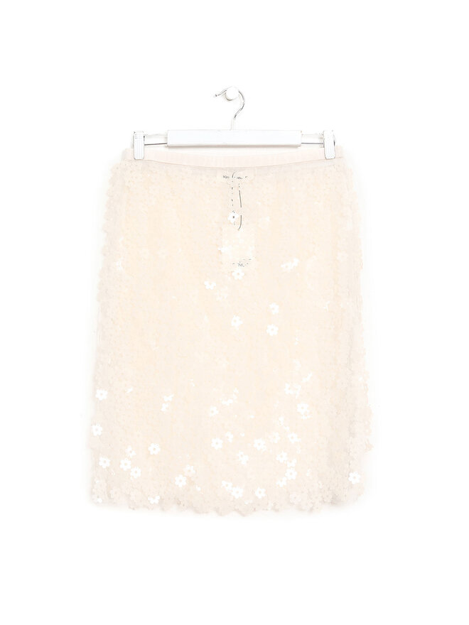 Sofie Schnoor Floral Tulle Midi Skirt