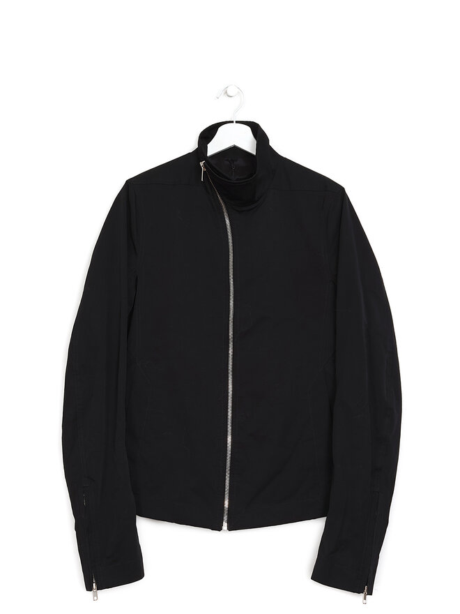 Rick Owens Manteau à Fermeture Éclair Asymétrique