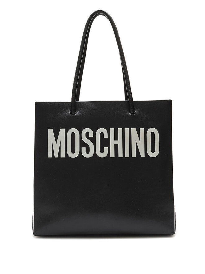MOSCHINO Signature Leather Tote Bag