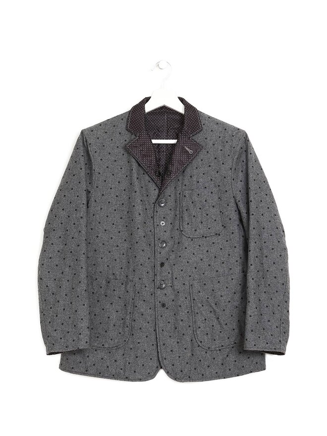 Engineered Garments Polka Dot Wool-Cashmere Blazer
